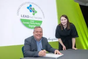 Noel Keeley, CEO, Musgrave and Eileen Biggs, Head of Resourcing and I&D Lead, Musgrave.